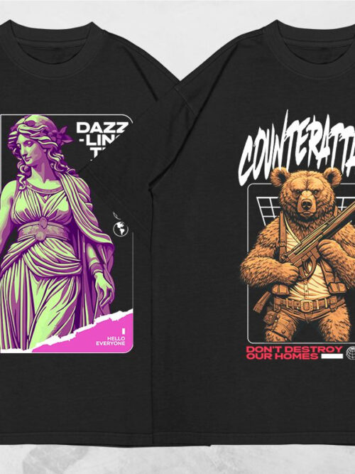 Oversized Urban Graphic Tee